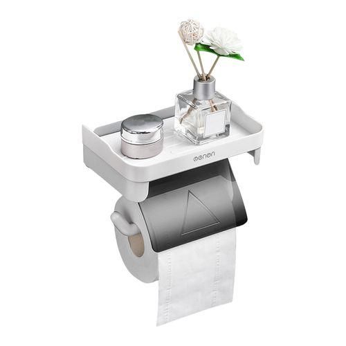 Paper Towel Holder with Shelf Adhesive Paper Towel Rack