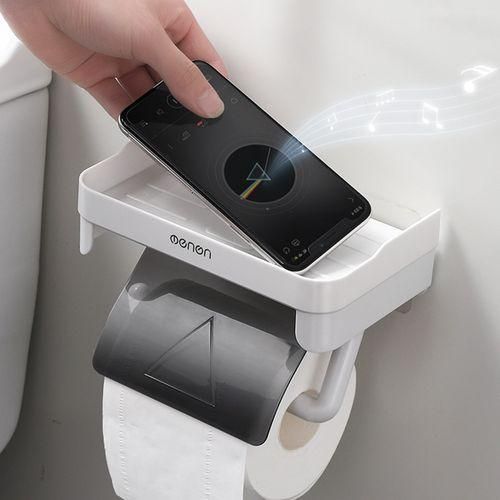 Paper Towel Holder with Shelf Adhesive Paper Towel Rack