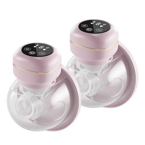 2pcs Wearable Breast Pump Portable Electric Breast Pump