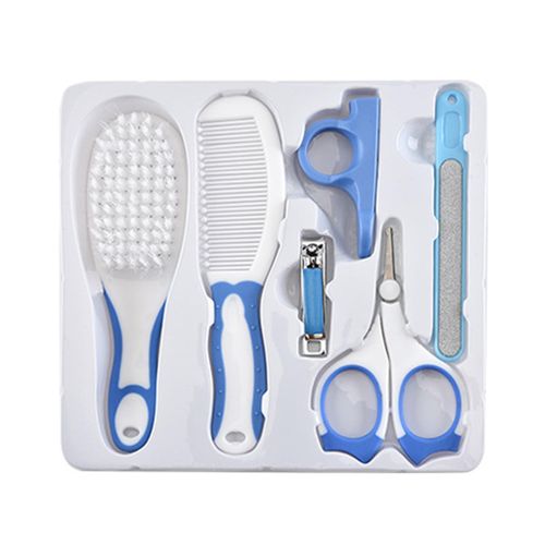 6pcs Nail Clipper Set With Gift Box Baby Girls Boys Care Kit Safe and Efficient,Blue,A2 NO5115