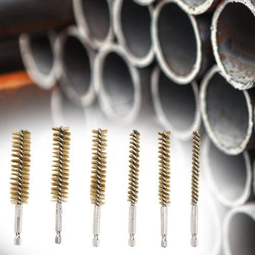 6Pcs Pipe Brush Twisted Wire Cleaning Brush For Copper