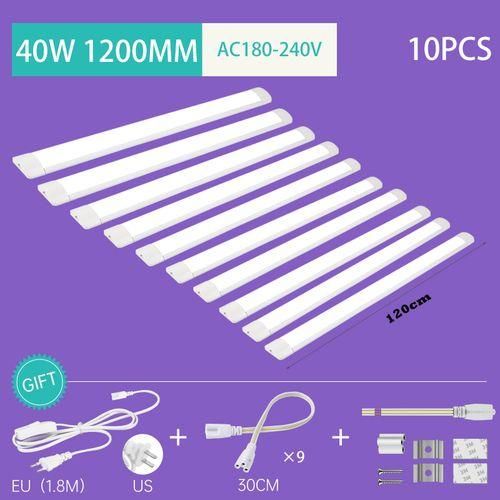 Led 220V Tube Light Room Strip With Cable Tube Lights Fixture For Home Bedroom Kitchen Cabinet Lighting indoor Lamp 110V Tube