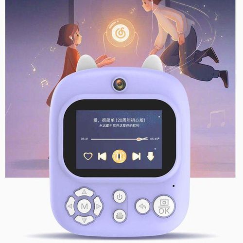 Children Instant Camera Child Selfie Camera Toy 2 Violet