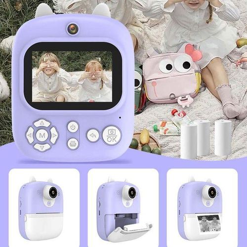 Children Instant Camera Child Selfie Camera Toy 2 Violet