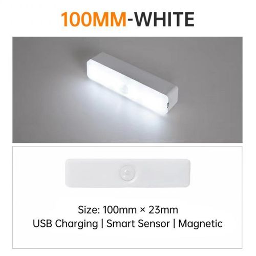 10/20/30/50cm Motion Sensor Night Tube Wireless LED USB Rechargeable Wardrobe Cabinet Lamp For Home Kitchen Bedroom