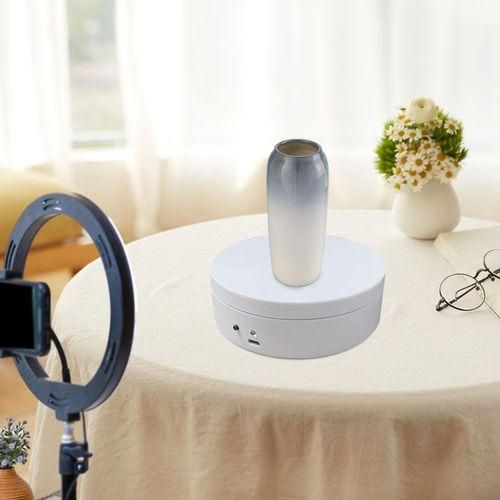 Electric Rotating Display Stand 360 Rotating Display White