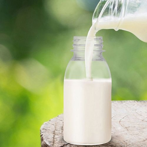 6pcs Clear Milk Bottle Pet Juice Shot Bottles Refrigerator Household Outdoor Breakfast Lunch Water Dispensers Honey Sauce er