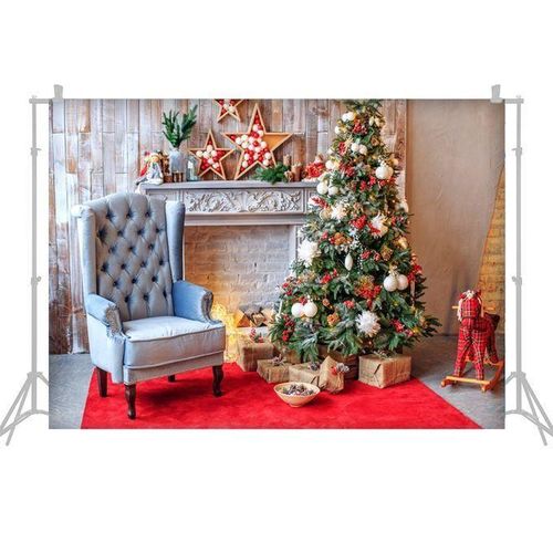 2.1 * 1.5m/ 7 * 5ft Christmas Backdrop Photography