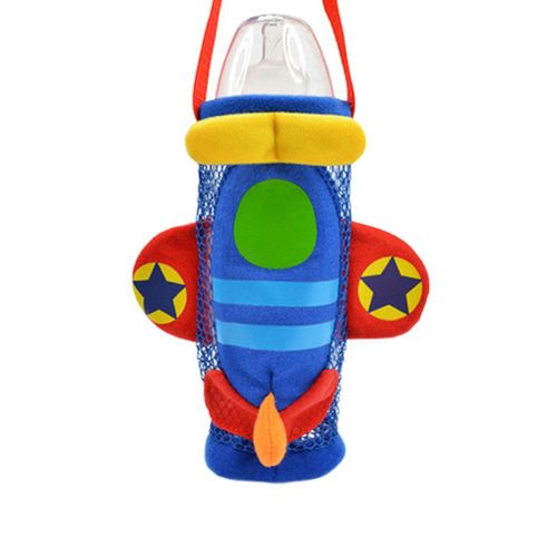 New Sozzy Children Plush Water Bottle Bag With Handle Infant Feeding Bottles Bags Cartoon Feeder Lagging Kid Bottle Huggers,3 NO5115