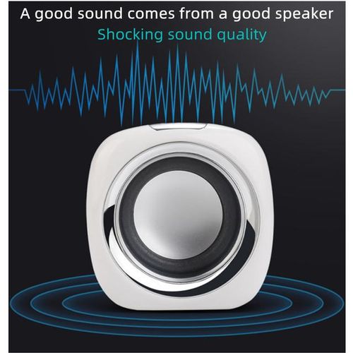 New Notebook Small Audio Computer Desk Speaker Mini Mobile Phone Subwoofer Usb Portable Home Surround Sound Design
