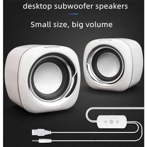 New Notebook Small Audio Computer Desk Speaker Mini Mobile Phone Subwoofer Usb Portable Home Surround Sound Design
