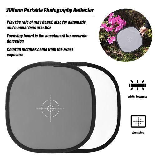 300mm Portable Photography Reflector Gray And White Balance