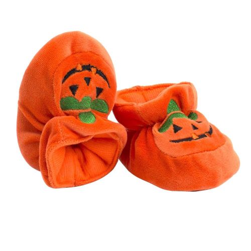 1 Pair Kids Baby Shoes Pumpkin Keep Warm Anti-slip First Walkers Learn Breathable For Halloween New,11cm NO5116