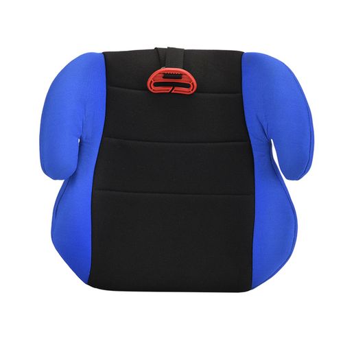 Backless Booster Seat 34*36*16CM Child Car Seat Mat with Seat Belt Loop Seat Belt Guider for Kids New,Blue B NO5116