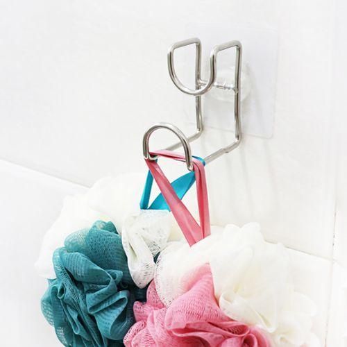 Household Wall Mount Kitchen Bathroom Washbasin Hanger Hook Storage Rack Holder