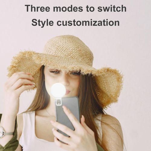 Clipon Fill Light Clipon Led Selfie Flash Fill Light for Photography White