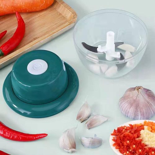 Intelligent Electric Garlic Machine Portable Garlic Cutting Kitchen Gadgets for Home Kitchen Restaurant Use NO5241
