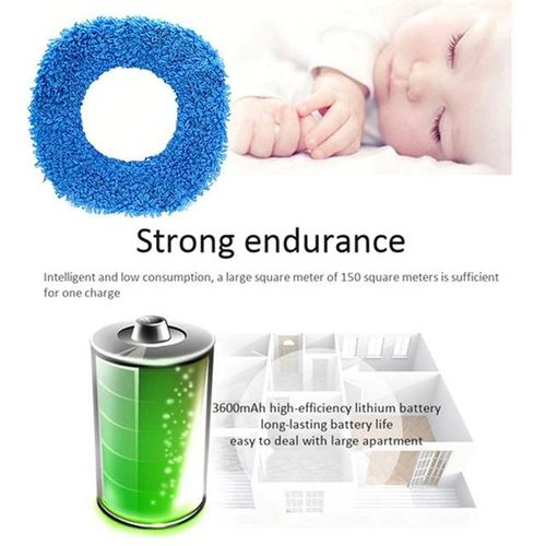 6X Mop,Washable Durable Replacement Microfiber Pads Dust Push Mop Cloth For Dry And Wet Vacuum Cleaner,Blue