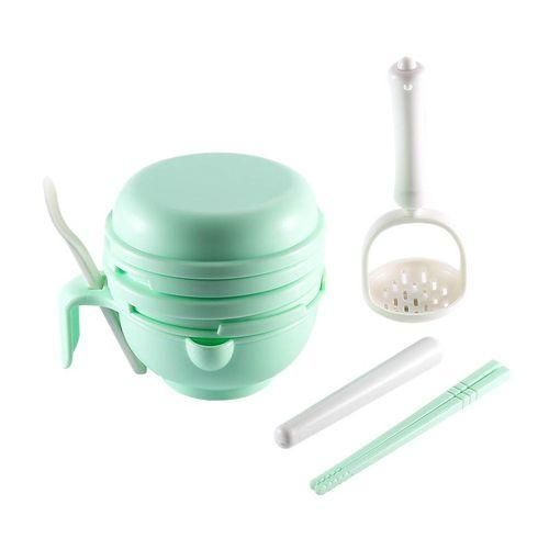 Food Grade PP Baby Complementary Feeding Set Smashing