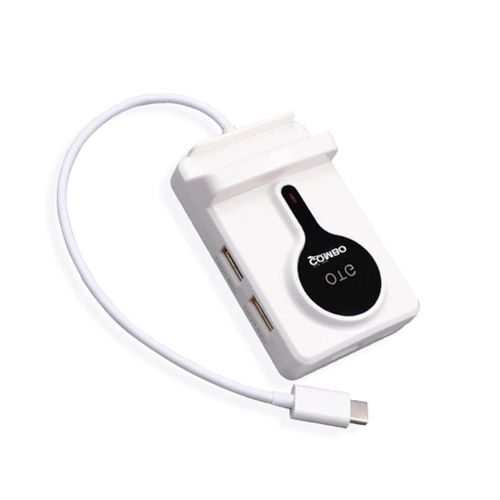 Type-C to 3 USB Ports with SD Micro SD Card Reader Micro USB Female Combo for New Macbook Xiaomi 4C,Default NO5245