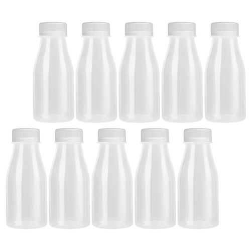 Bottles Beverage Caps Bottle Milk Yogurt Juice Clear Plastic Container Packing Containers Lidded Shot Portable Juicing Empty Cup