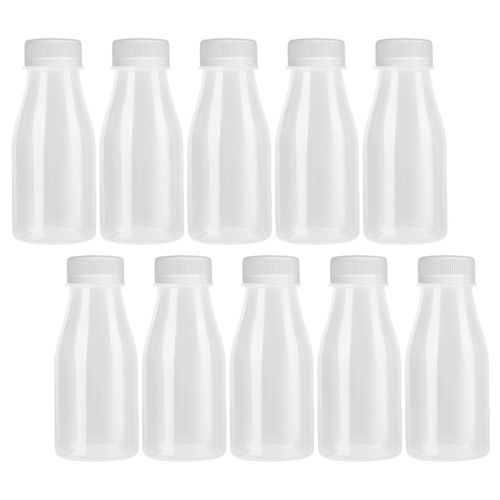 Bottles Beverage Caps Bottle Milk Yogurt Juice Clear Plastic Container Packing Containers Lidded Shot Portable Juicing Empty Cup