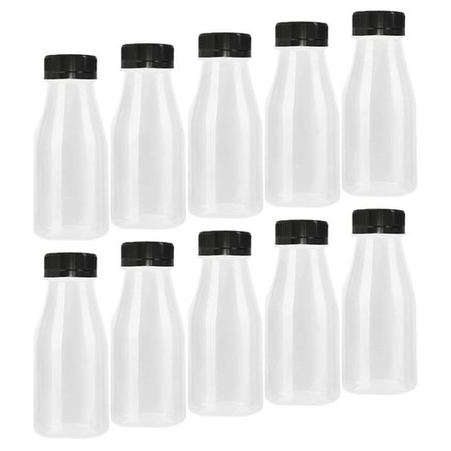 Bottles Beverage Caps Bottle Milk Yogurt Juice Clear Plastic Container Packing Containers Lidded Shot Portable Juicing Empty Cup