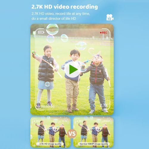 2.7K Digital Camera Kids Camera 36MP HD Children Camera