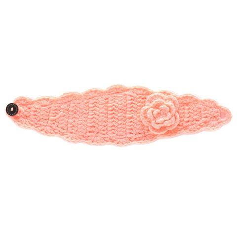 Newborn Handmade Hairband Flower Wavy Soft Breathable Baby Photography Prop New,Pink NO5116