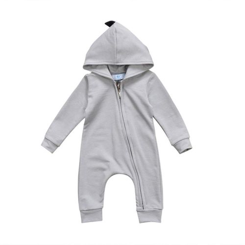 Cartoon Dinosaur Baby Hooded Romper Newborn Clothing Cotton Long Sleeve Jumpsuit Boys Girls Outerwear Gift New,90 NO5115