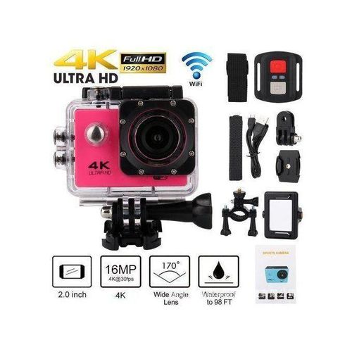4K WIFI 3D Action Camera 2 LCD Wifi Waterproof Sports Camcorder Go Pro red