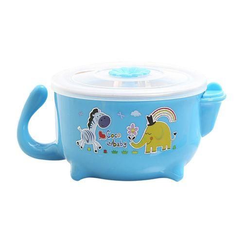 Blue 410ML children's stainless steel water injection insula