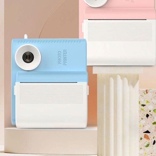 Instant Print Camera For Kids With Paper Rolls