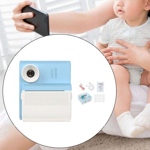 Instant Print Camera For Kids With Paper Rolls