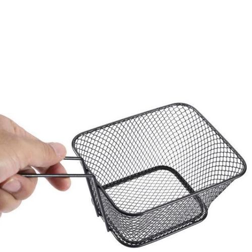 French Fries Holder Portable For Deep Frying Black Small