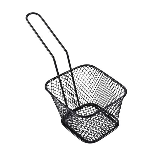 French Fries Holder Portable For Deep Frying Black Small