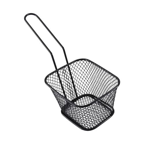 French Fries Holder Portable For Deep Frying Black Small
