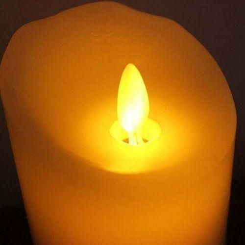 3Pack LED Candle Frameless Electric Candle Swing Battery