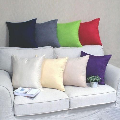 Decorative Throw Pillow Covers Soft Velvet Beige45x45cm