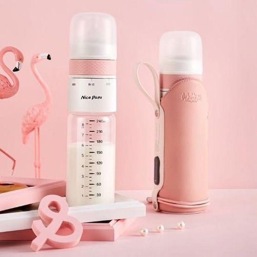 Multi-function Glass Travel Baby Feeding Bottles Heating Sleeve USB Charging Constant Temperature Kids Biberon Heater