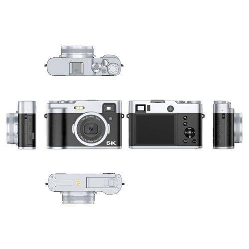 Portable Digital Camera 5K Video Camera 48MP Dual Lenses