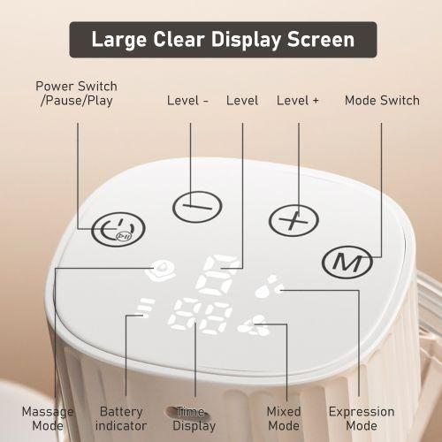 Hands Free Wearable Invisible Breast Pump Portable Painless