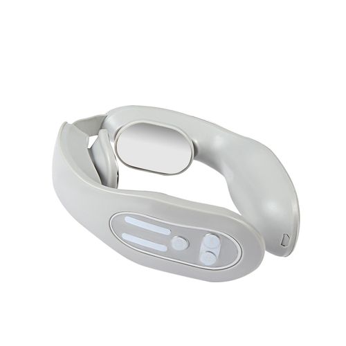 Portable cervical spine massager shoulder cervical spine massager home neck protector whole body electric hot compress pulse wholesale USB gradient color English color box