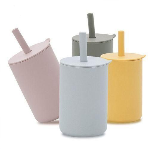 915 Generation Toddler Cup Kids Silicone Training Cup With Straw
