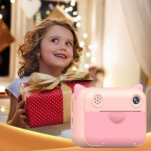 Cute Kids Instant Print Camera 1080P Digital Video Camera
