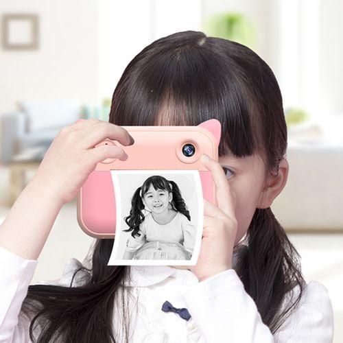 Cute Kids Instant Print Camera 1080P Digital Video Camera