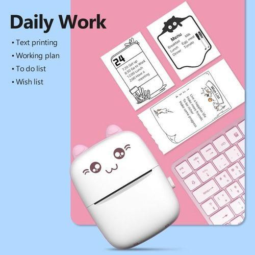 Portable Mini Pocket Printer BT Thermal Printer With