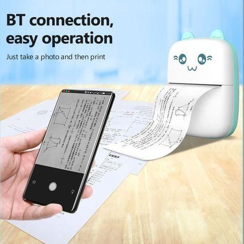 Portable Mini Pocket Printer BT Thermal Printer With