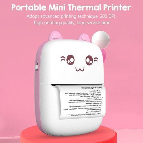 Portable Mini Pocket Printer BT Thermal Printer With