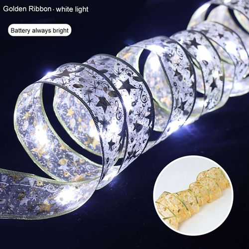 1Pack 1 2 5 10M Christmas Ribbon Lights Mini